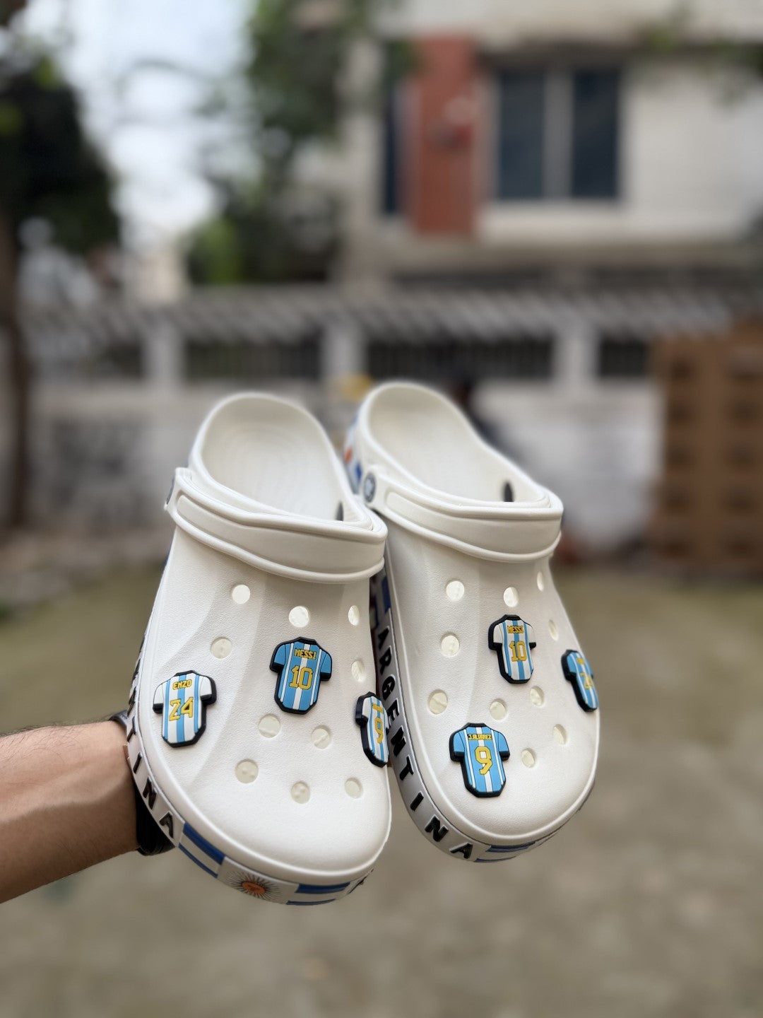 World Cup crocs
