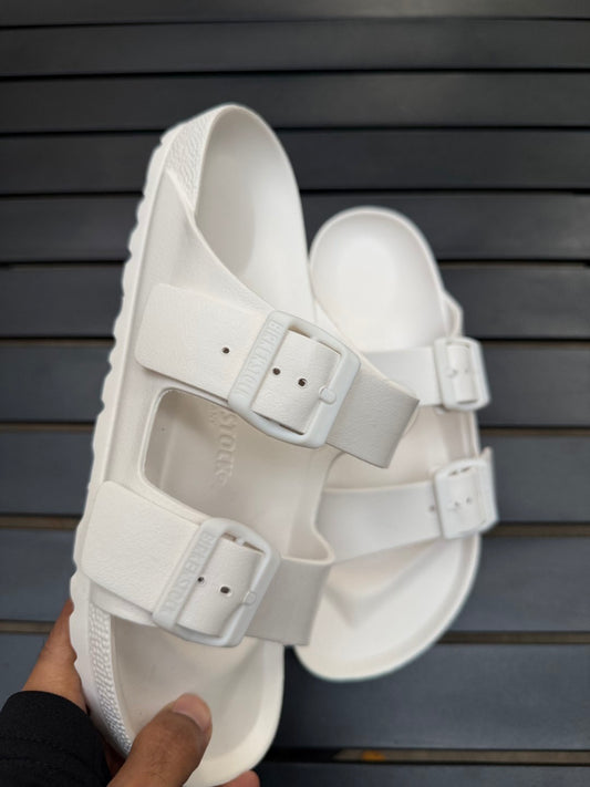 Birkenstock rubber slides