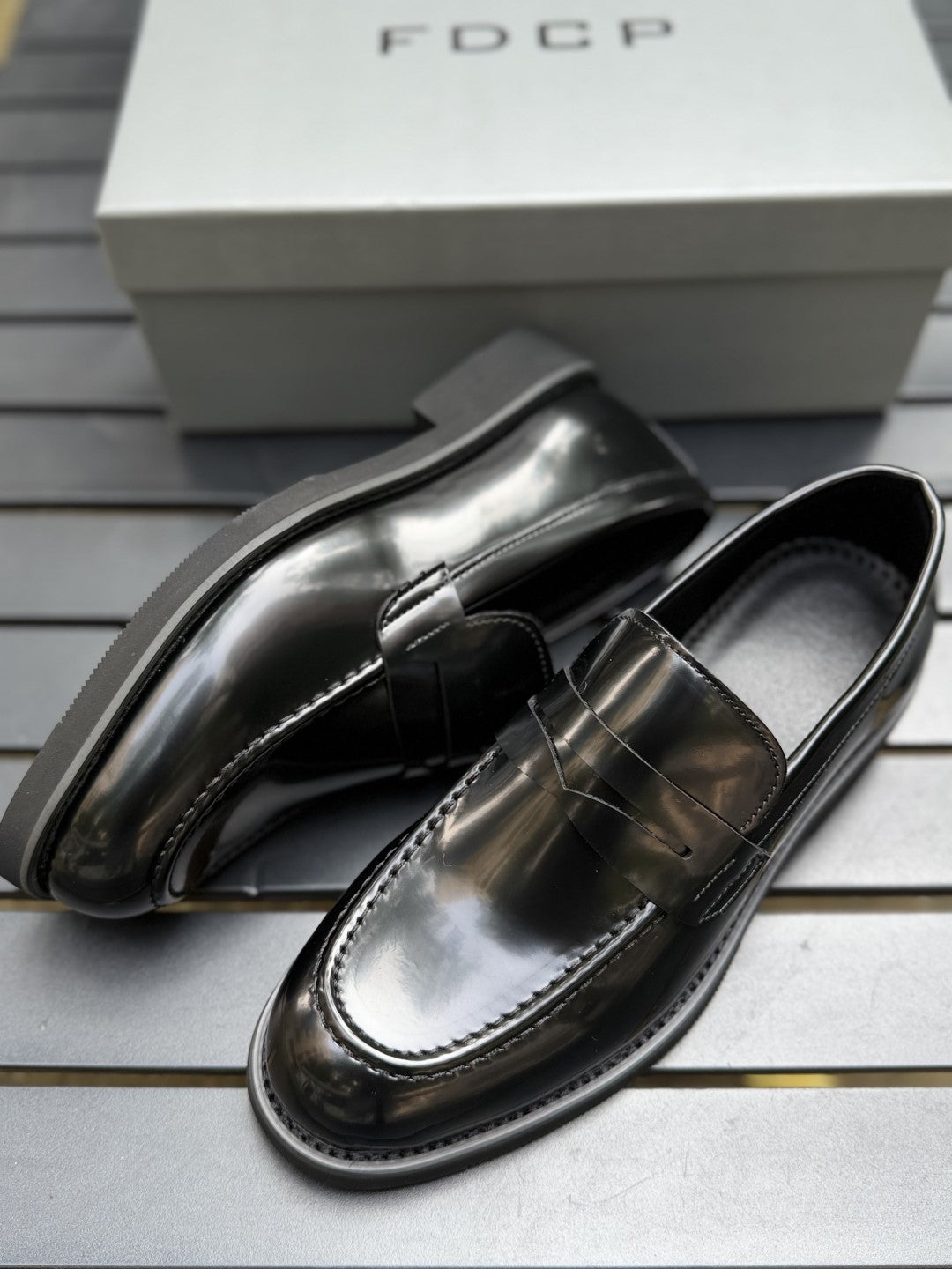 Chunky loafers