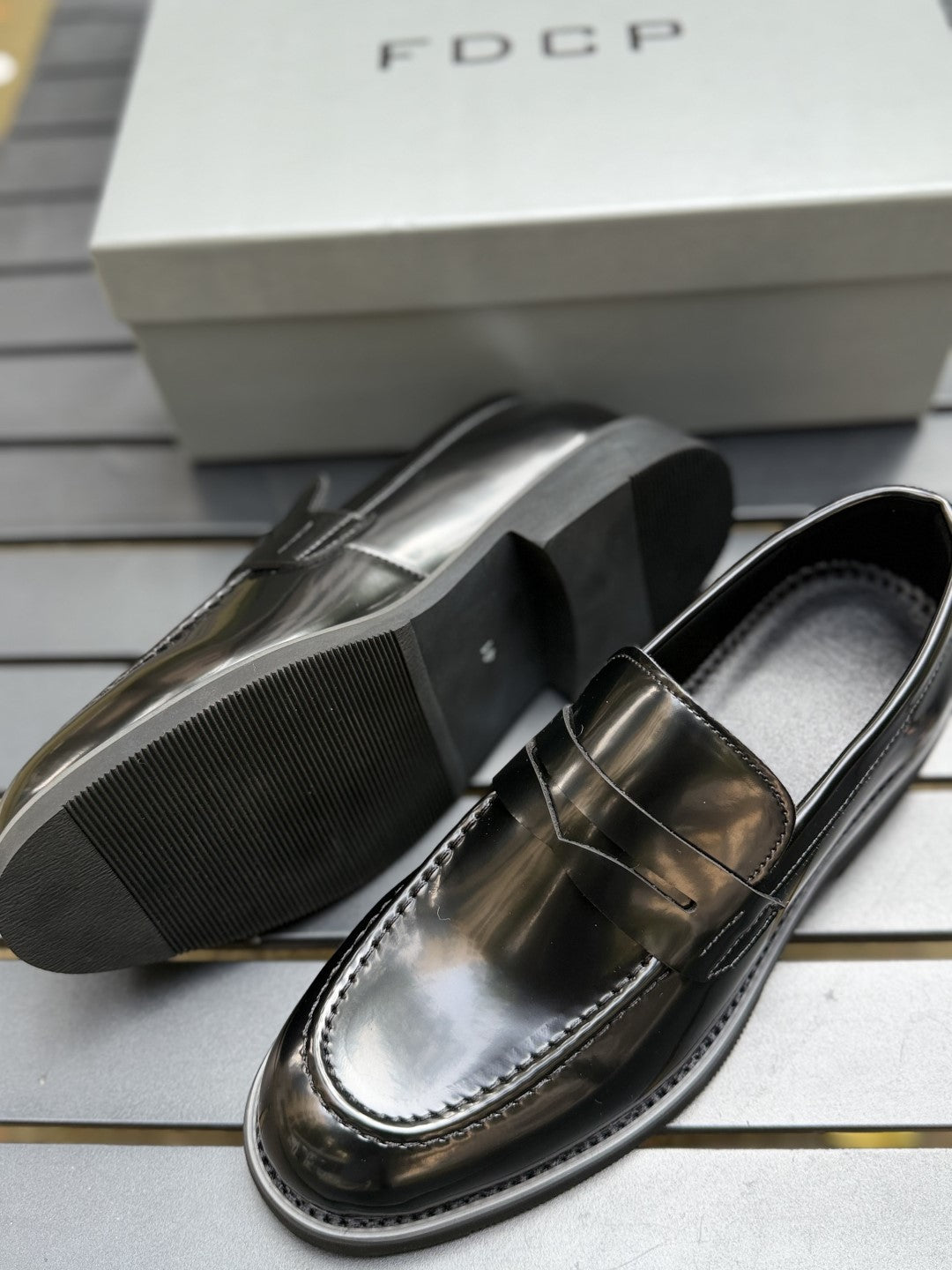 Chunky loafers