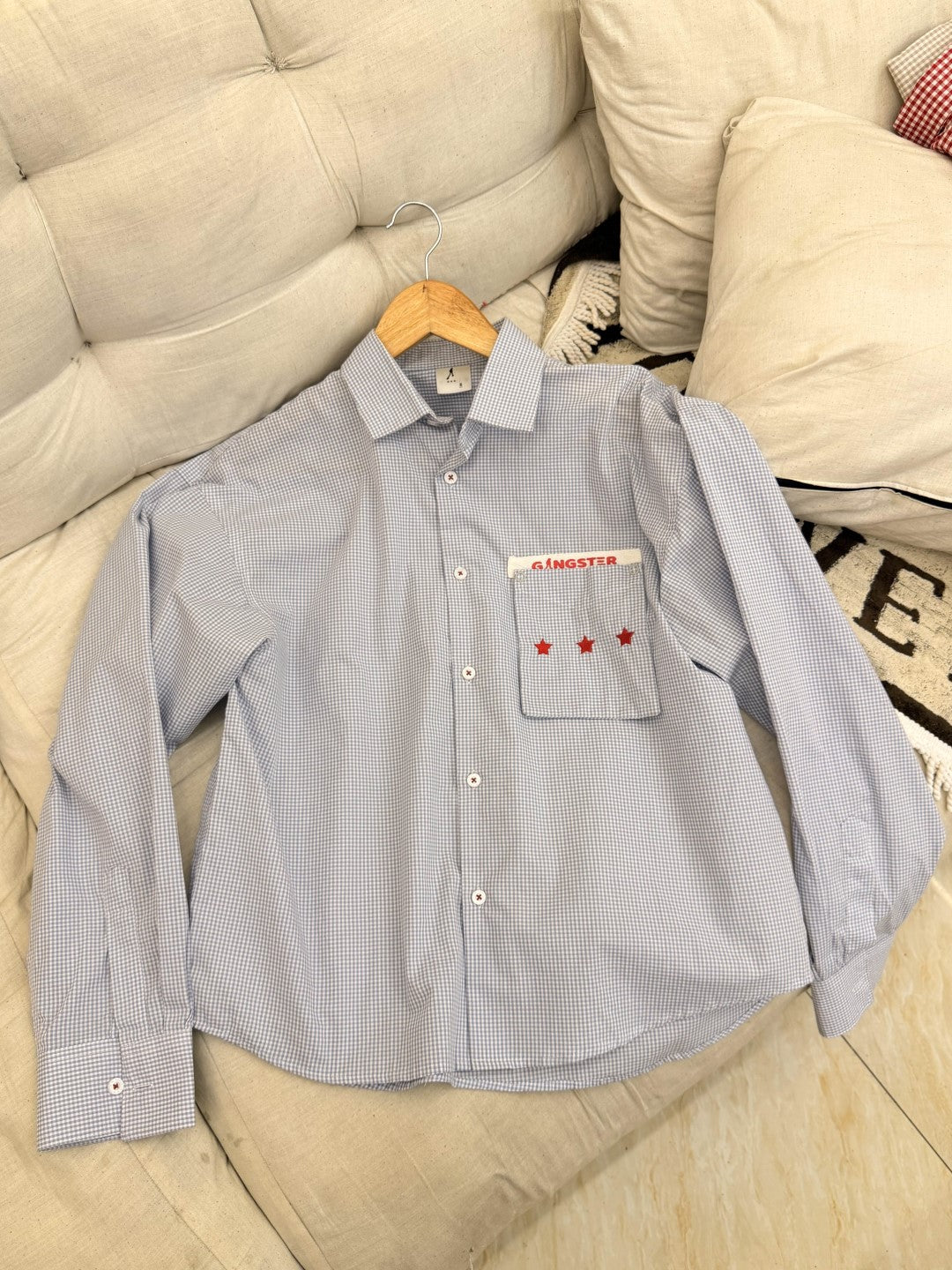 Gangster Check Shirt