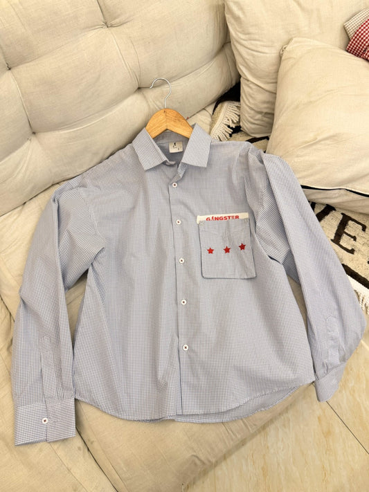 Gangster Check Shirt