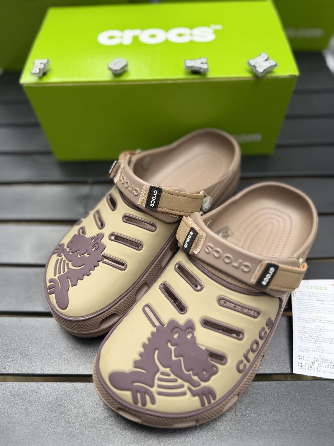 Alligator themed crocs