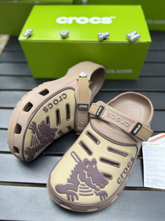 Alligator themed crocs
