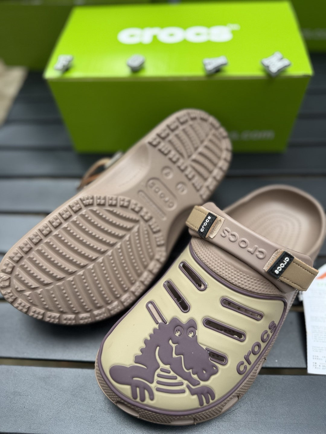 Alligator themed crocs