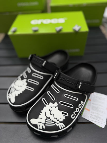 Alligator themed crocs