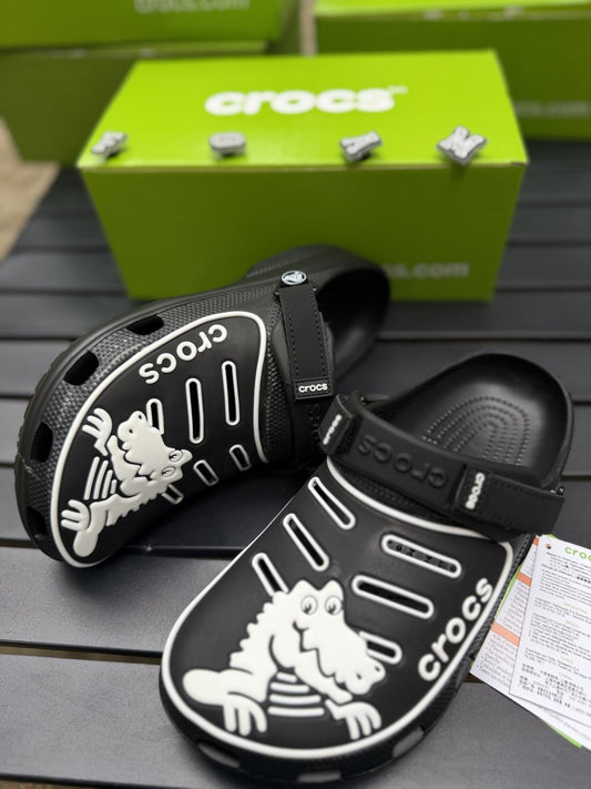 Alligator themed crocs