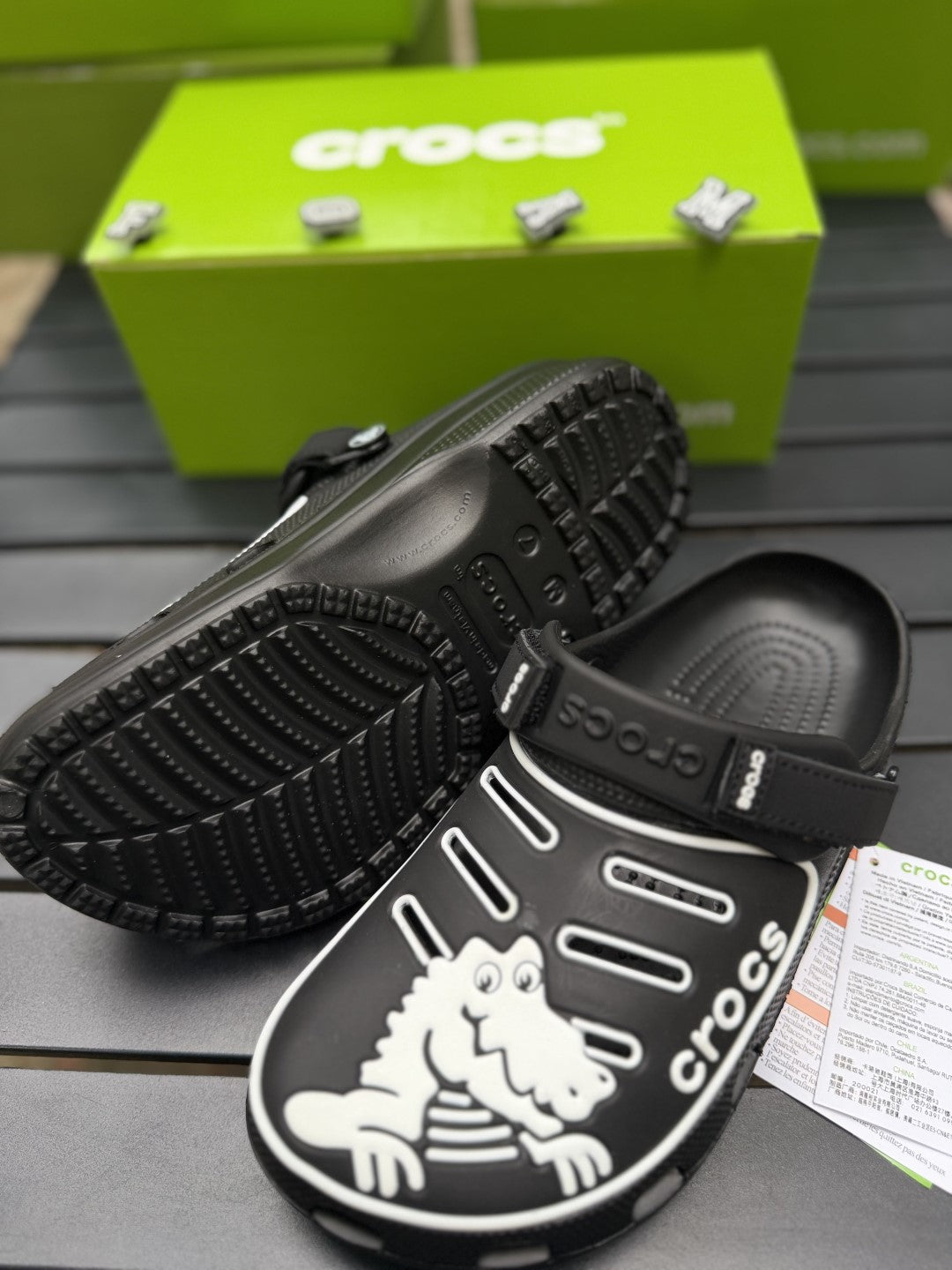Alligator themed crocs
