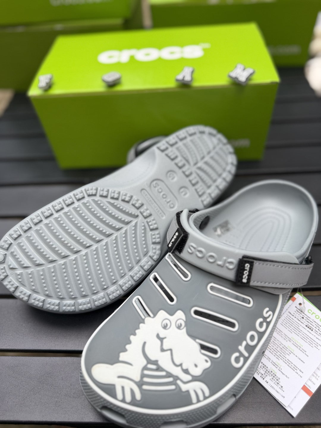 Alligator themed crocs