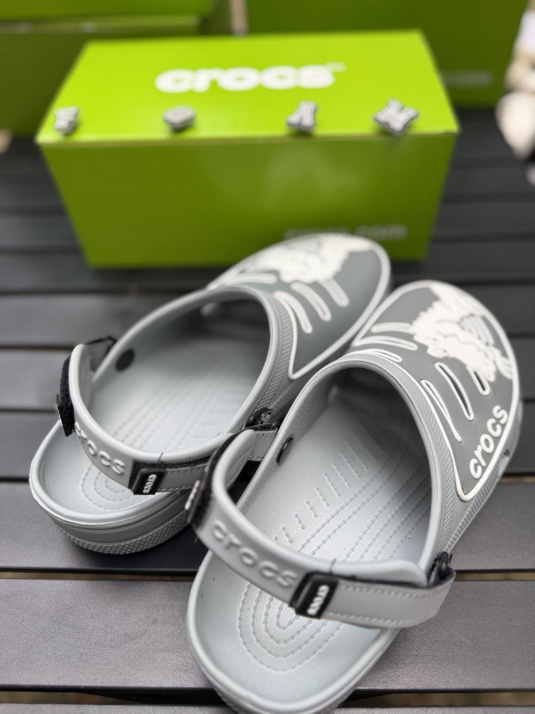 Alligator themed crocs