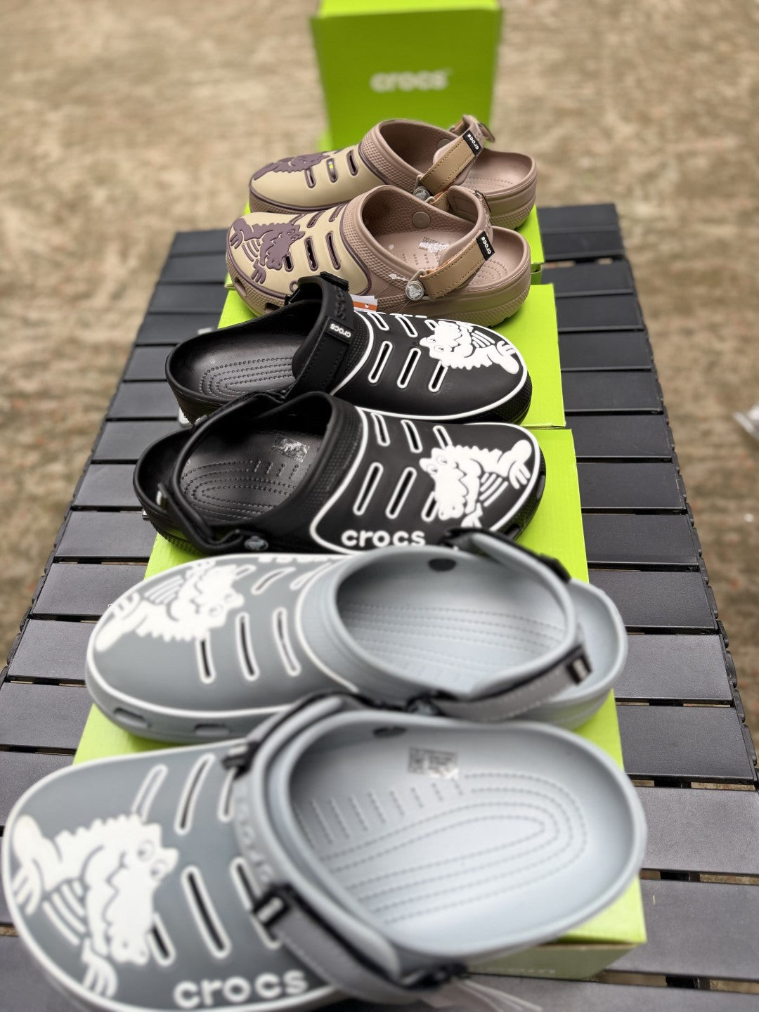 Alligator themed crocs