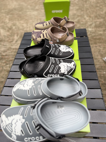 Alligator themed crocs