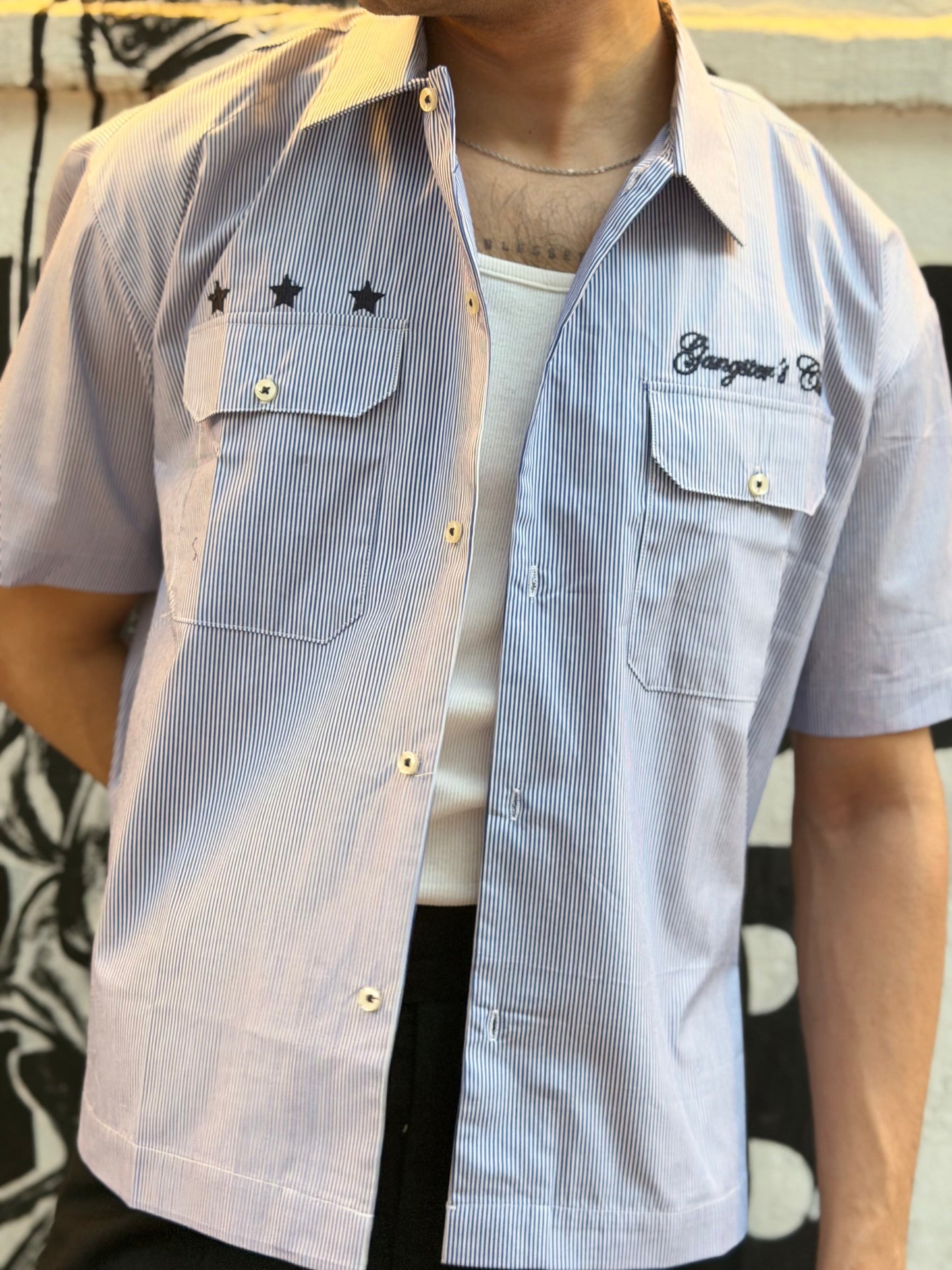 Gangsta crop summer shirt