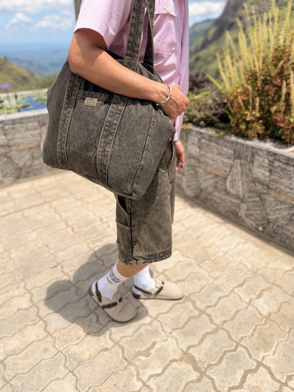 Denim TOTE bag