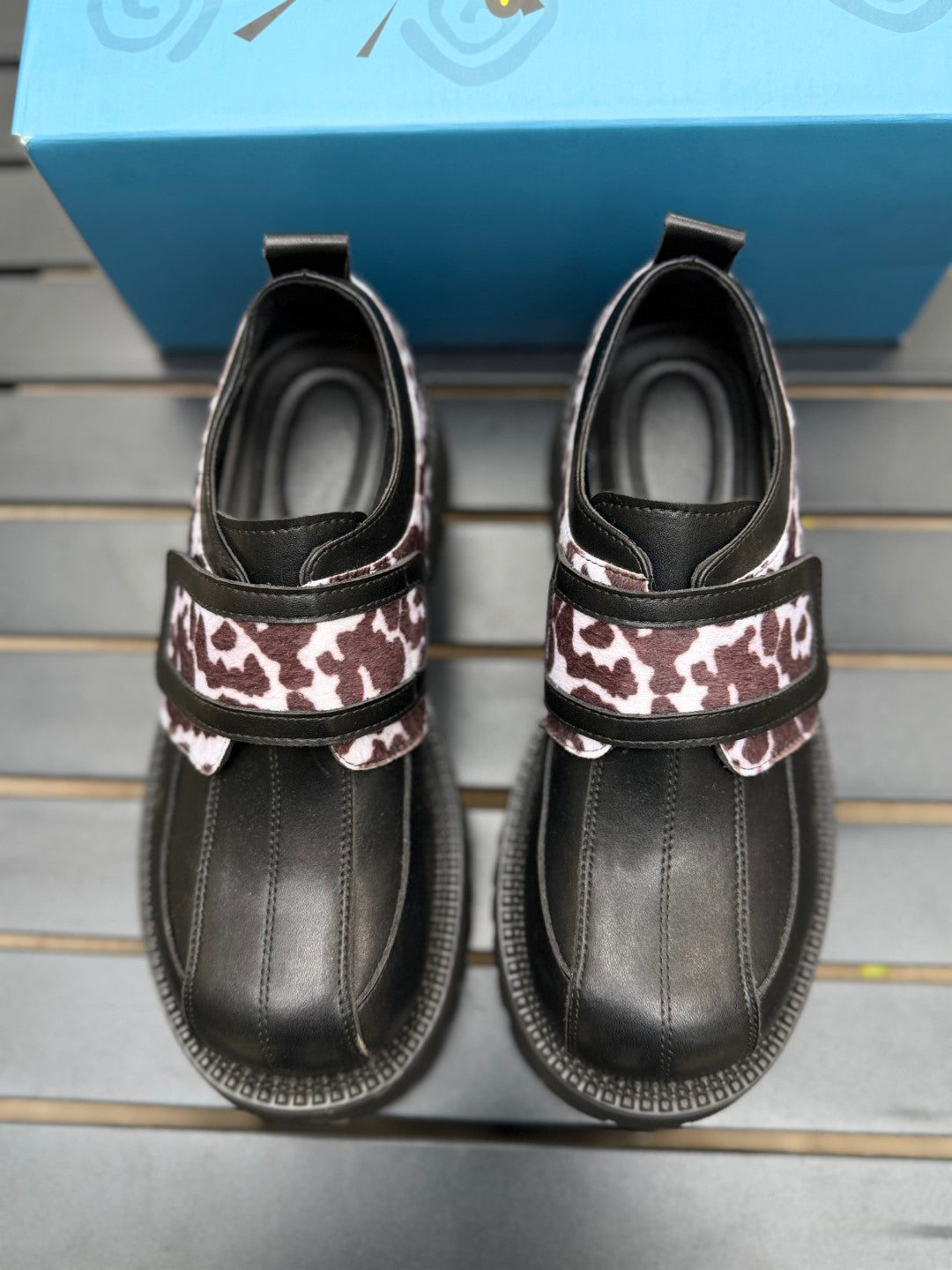 Velcro Leopard Loafer