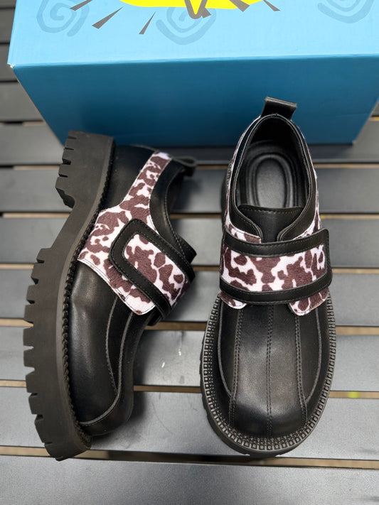 Velcro Leopard Loafer