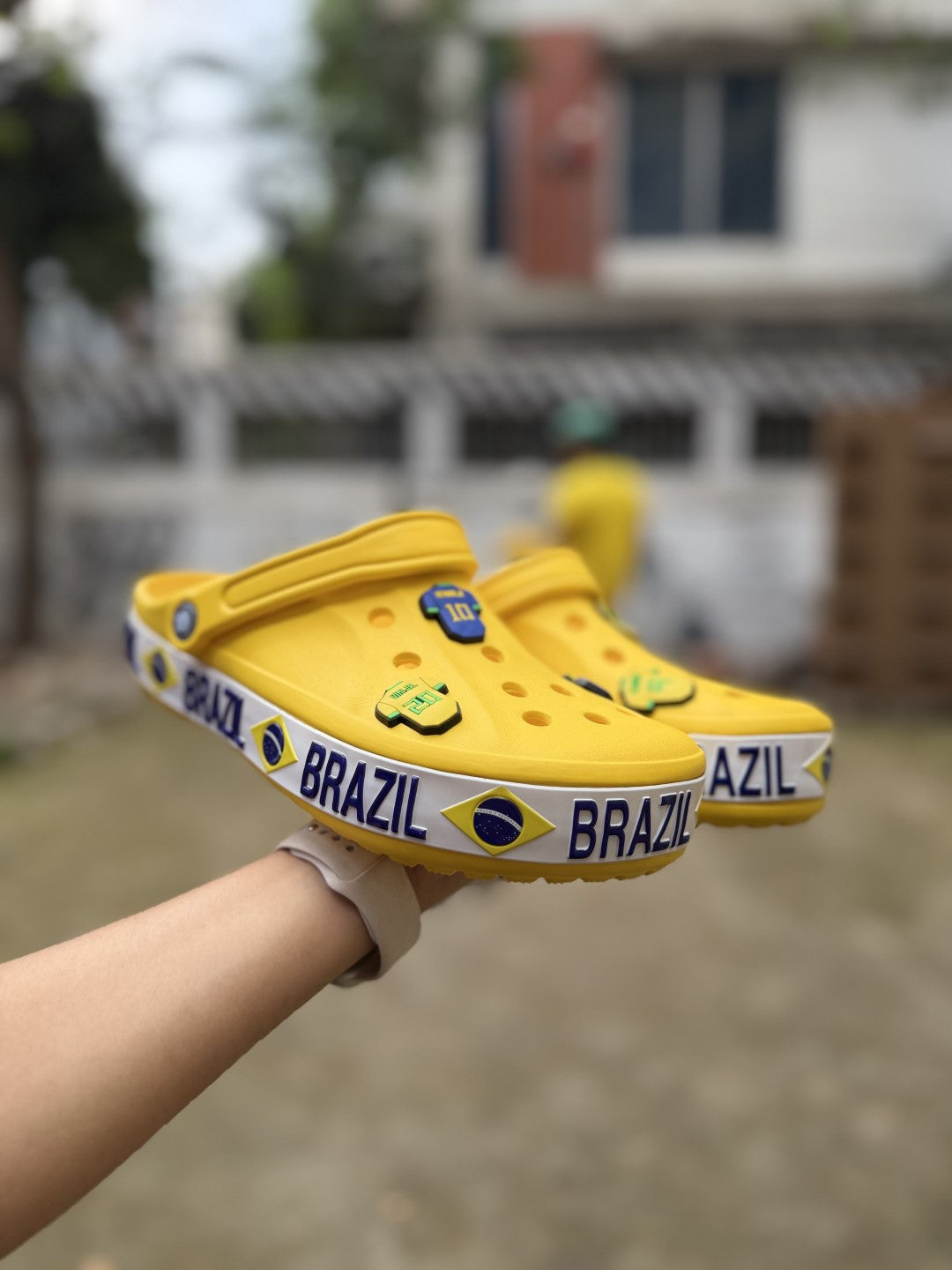 World Cup crocs