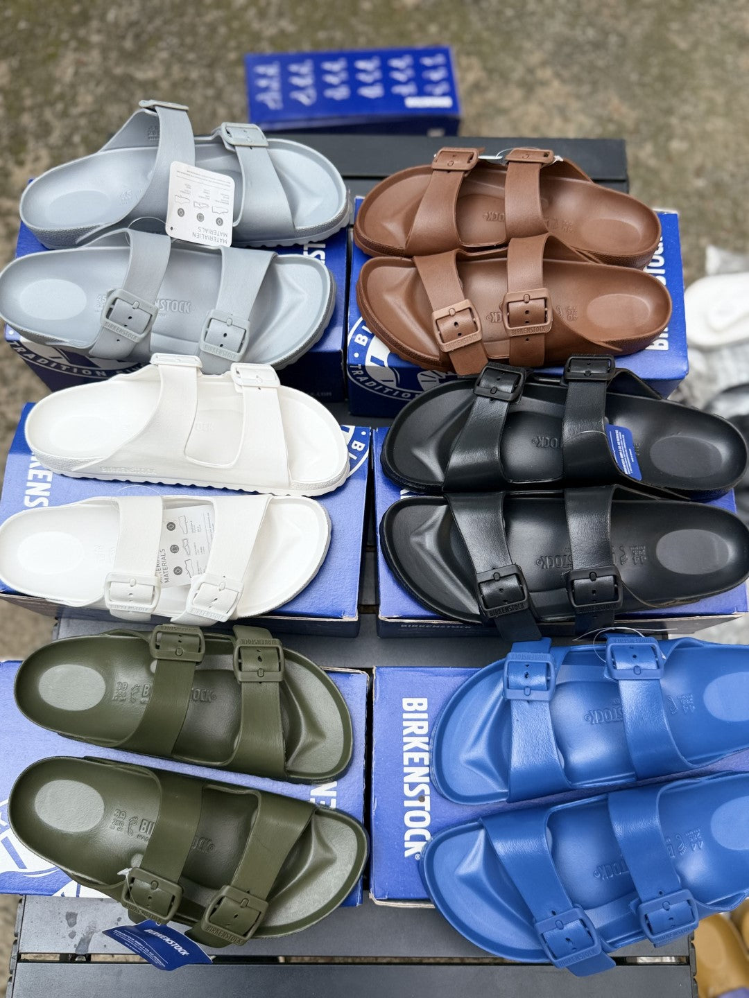 Birke*stock rubber slides