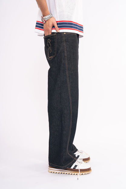 Gangsta twisted denim