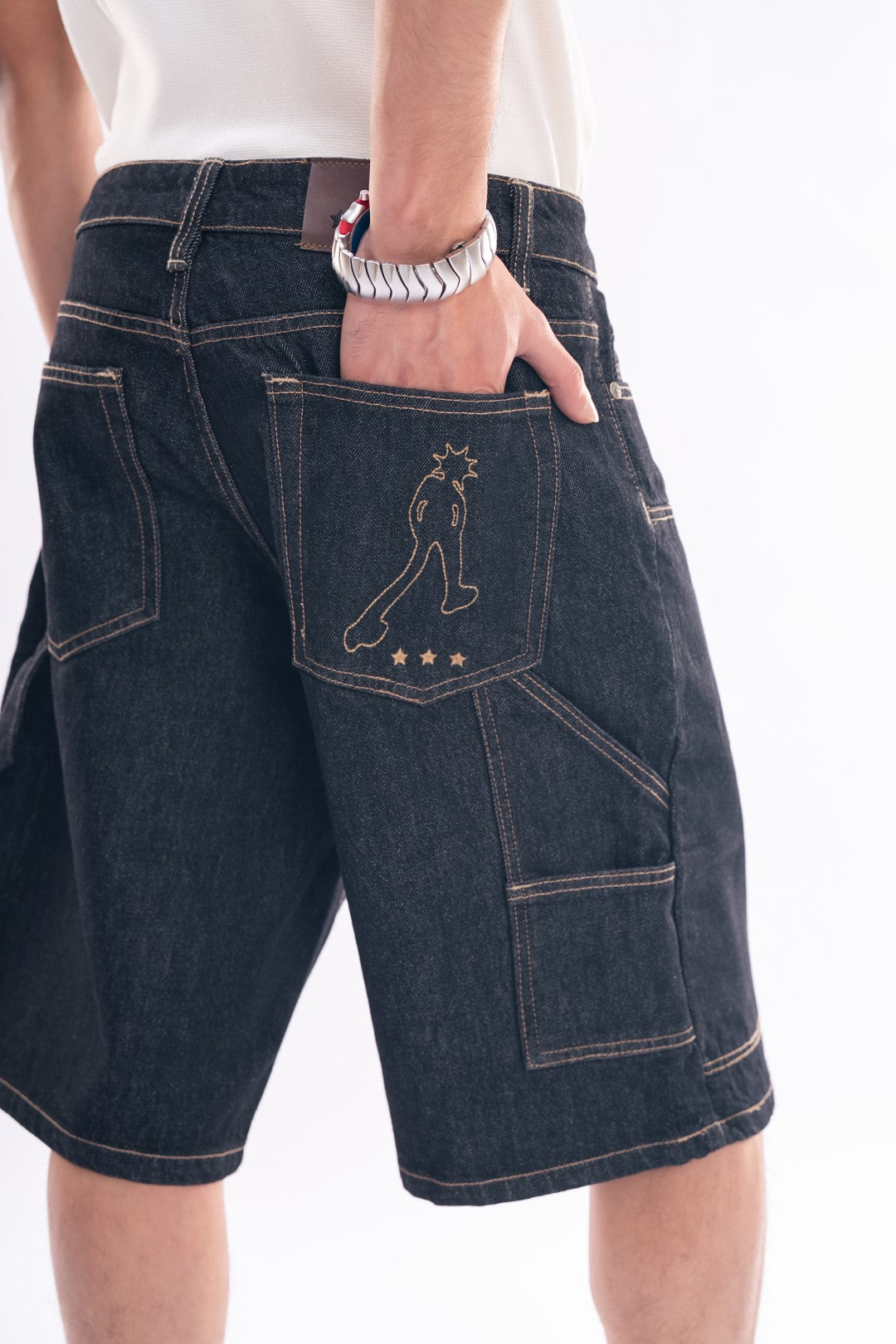 Gangsta denim shorts