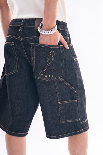 Gangsta denim shorts