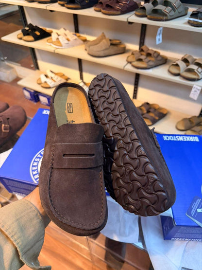 Naples wrapped suede shoes